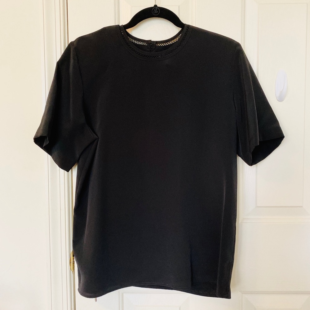Karen Scott Black Blouse